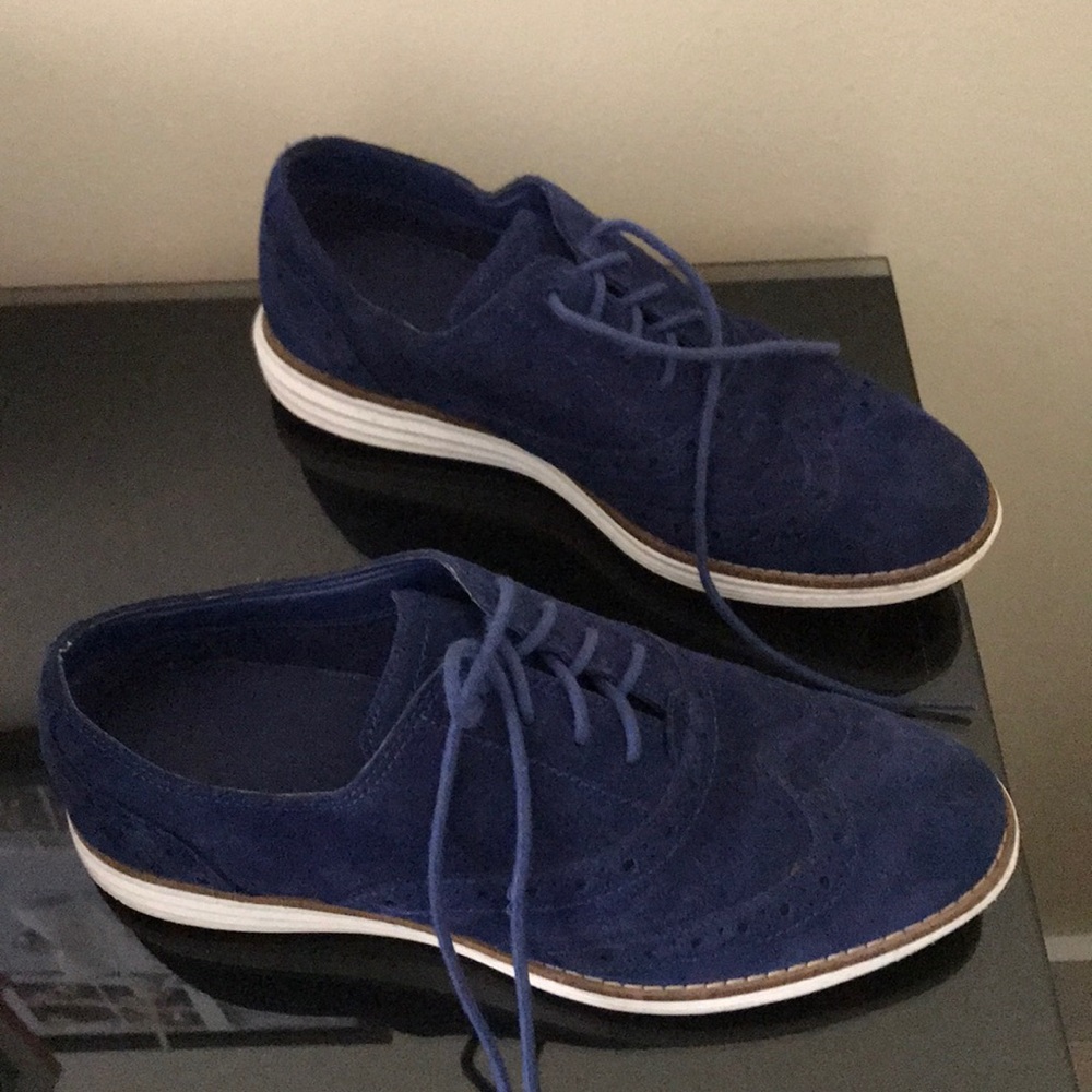 Cole Haan Grand OS deep blue shoes